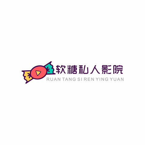 甜蜜影院logo设计