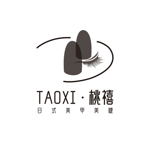 睫韵美妆logo设计