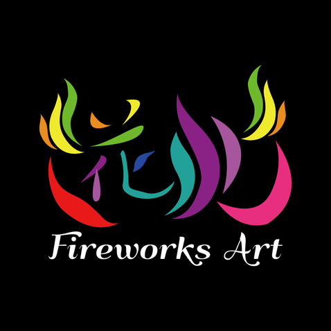 烟花艺术表演或烟花制作销售行业logo设计