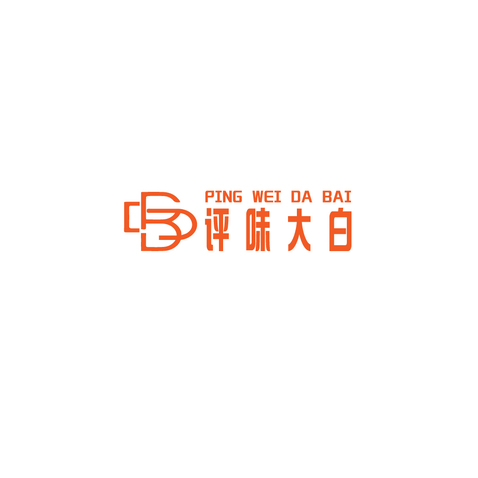 美食评测服务logo设计