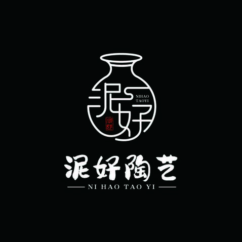 陶艺制作体验行业logo设计